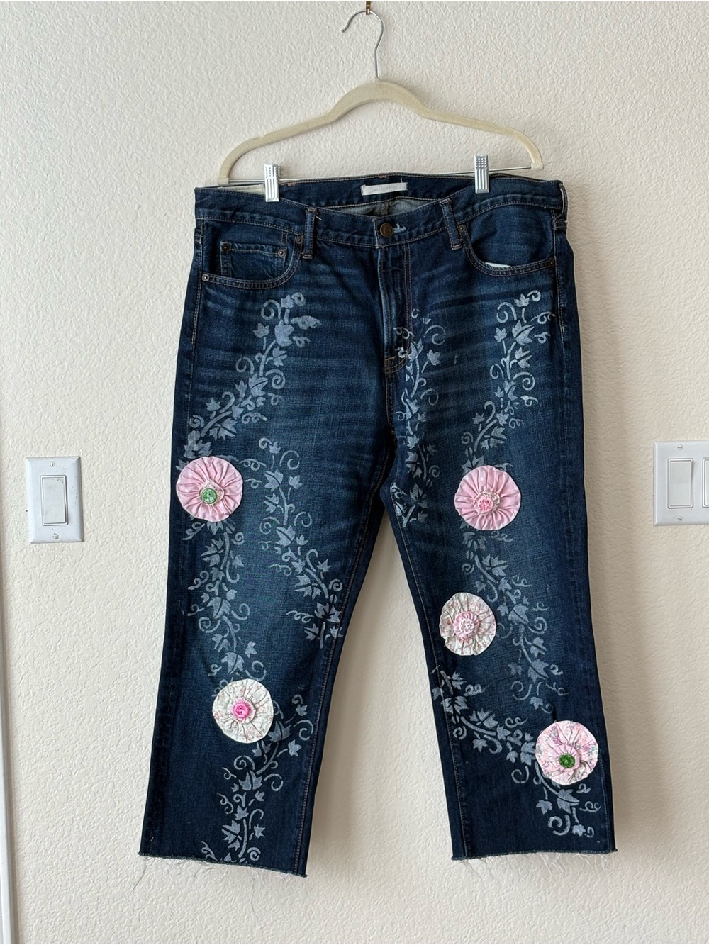 Abercrombie & Fitch Upcycled Embellished Women’s Jeans